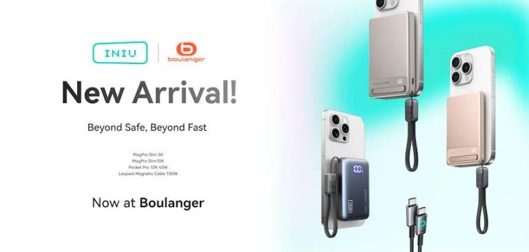 INIU Partners with Boulanger to Launch Innovative Charging Products in France