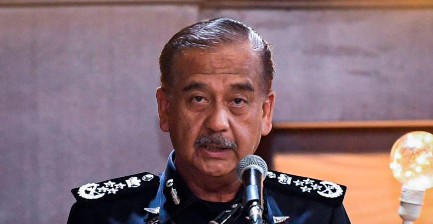 Inspector-General of Police Tan Sri Razarudin Husain - BERNAMApix